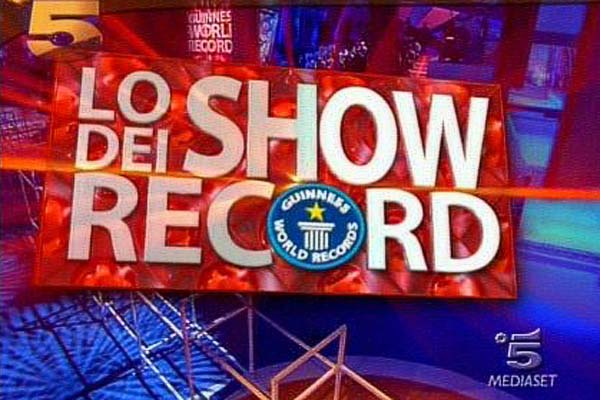 Mediaset Lo Show dei Record GWR Italy