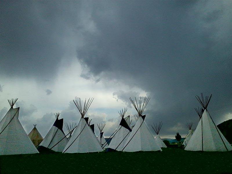 Feuerlauf im Tipi Dorf Bad Kreuznach